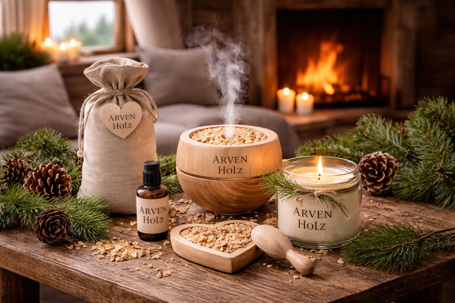 Schöne Arvenprodukte: Wohliges Ambiente für Zuhause 868e97f3 c70a 43cc 985a d40bf5e560ef